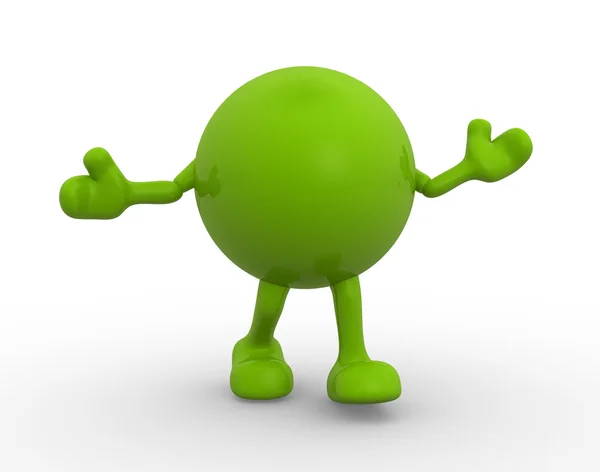 绿球 — 图库照片