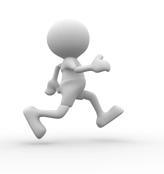 Sportsman running — Stock Photo, Image