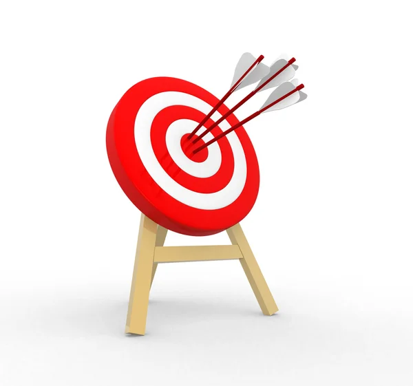 3d target and arrows — Stock Photo, Image