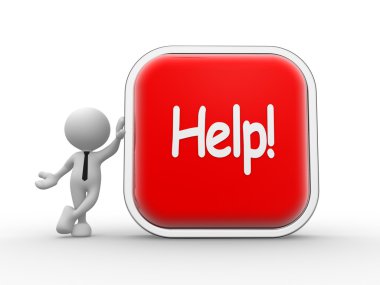 Kişi ve word yardım düğmesiyle