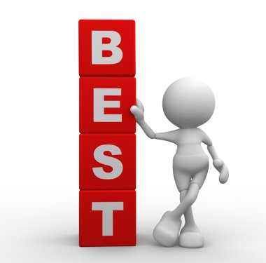 Kişi ve küpleri ile en iyi kelime