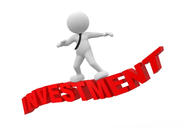 Begreppet investering illustration — Stockfoto