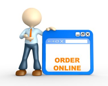 kişi ve metin sipariş online olan tarayıcı