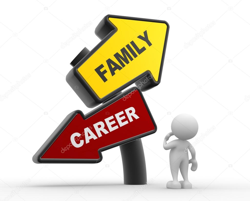 person with Family and Career balance