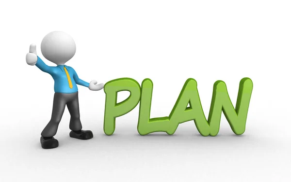 Plan van concept — Stockfoto