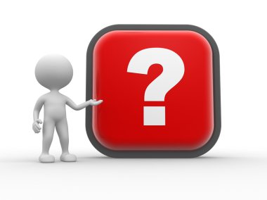 Düğme ve soru işareti