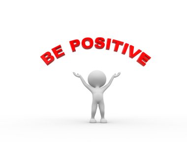 metne işaret eden kişi pozitif