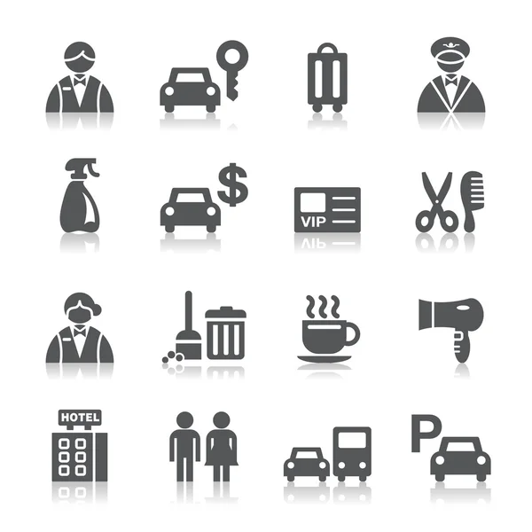 Hotel Icons — Stock Vector