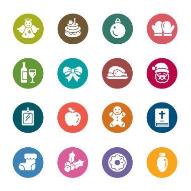 Noel öğe renk simgeleri