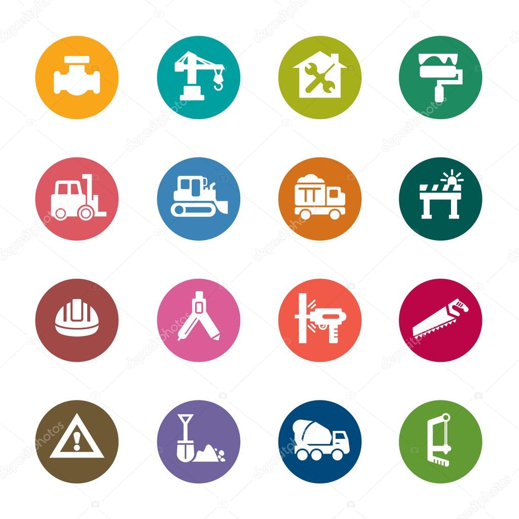 Construction Color Icons