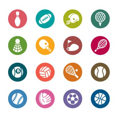 spor renkli simgeler