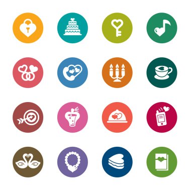 Sevgililer ve sevgi renk simgeleri