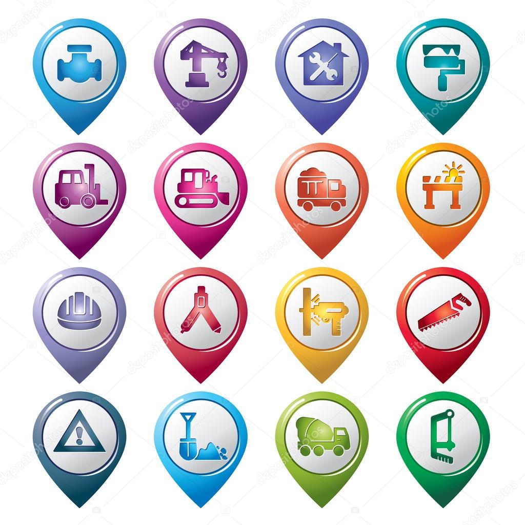 Construction Pointer Icons