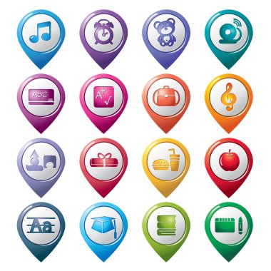 Eğitim işaretçisini simgeler