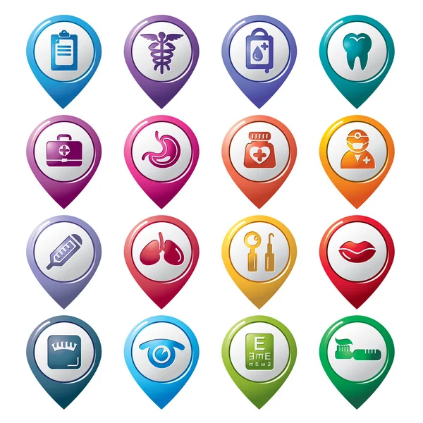 tıbbi işaretçisini simgeler