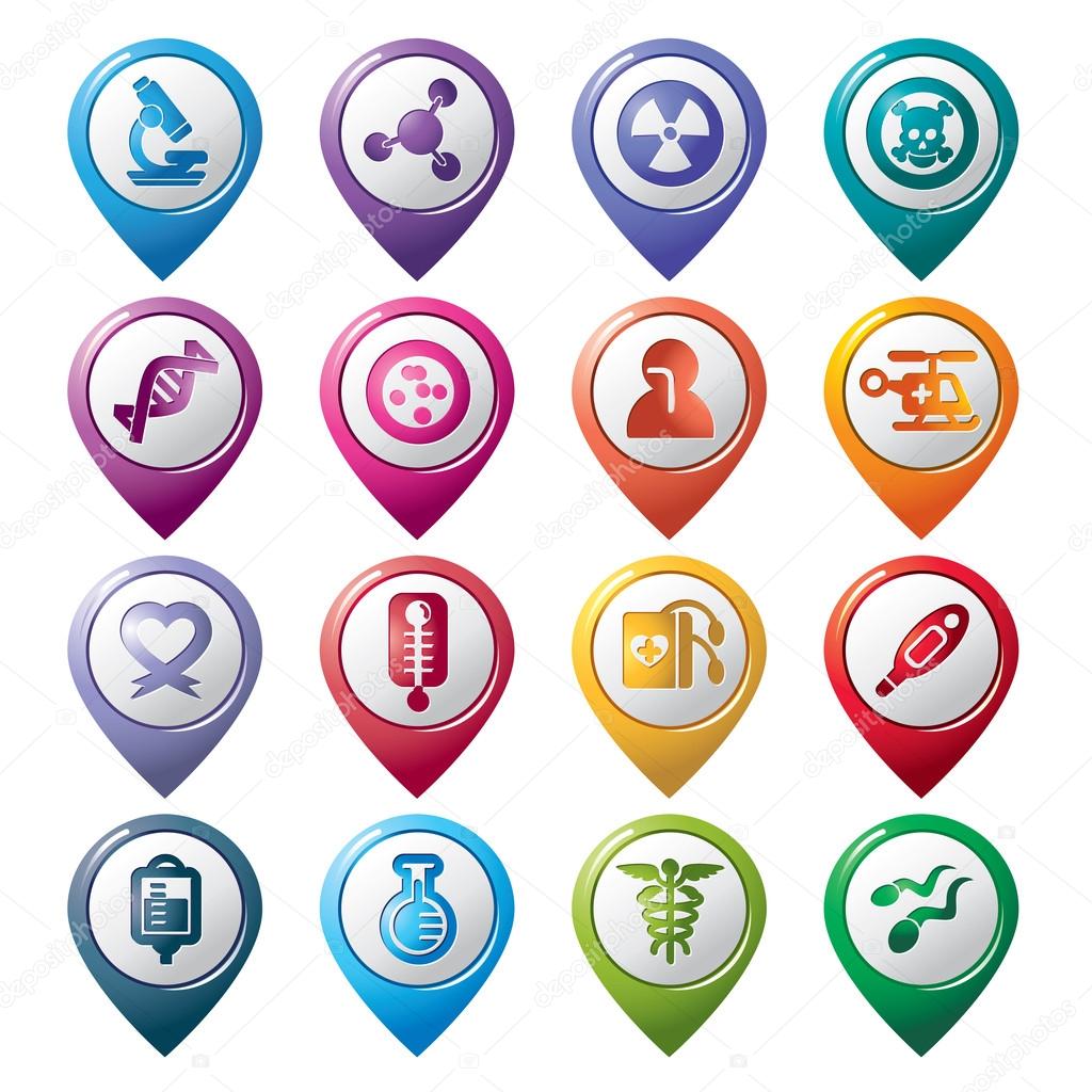 Medical Pointer Icons