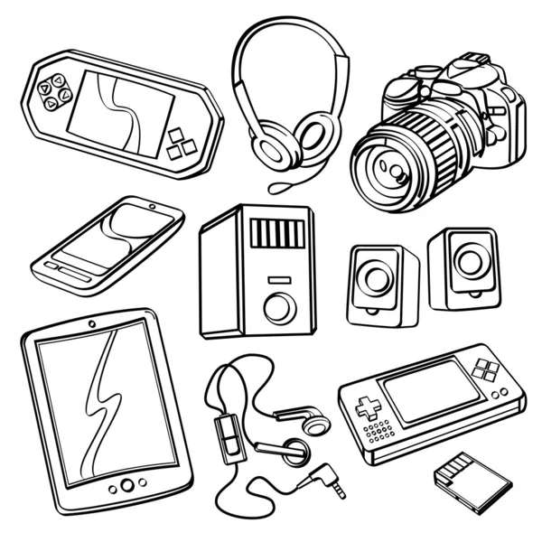 Digital Products Collection — Stock Vector