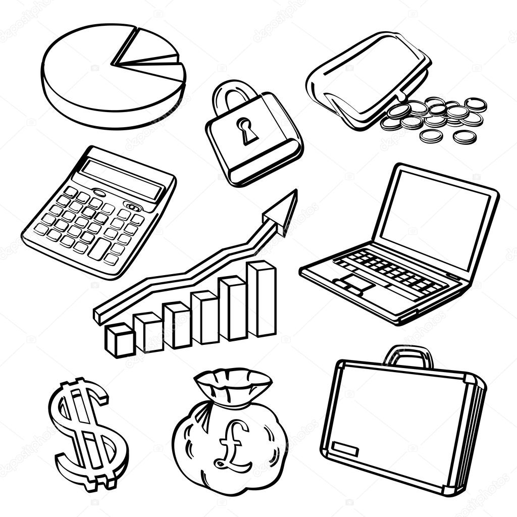Financial & Business Icon Set