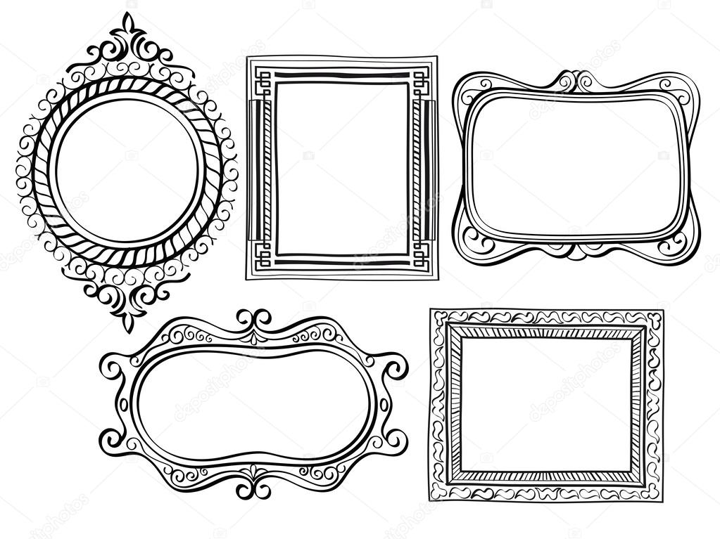 Elegant Ornate Frames Stock Vector Image By C Godfather