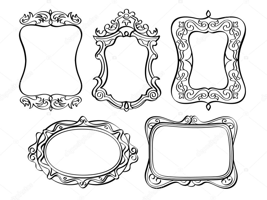 Elegant Ornate frames