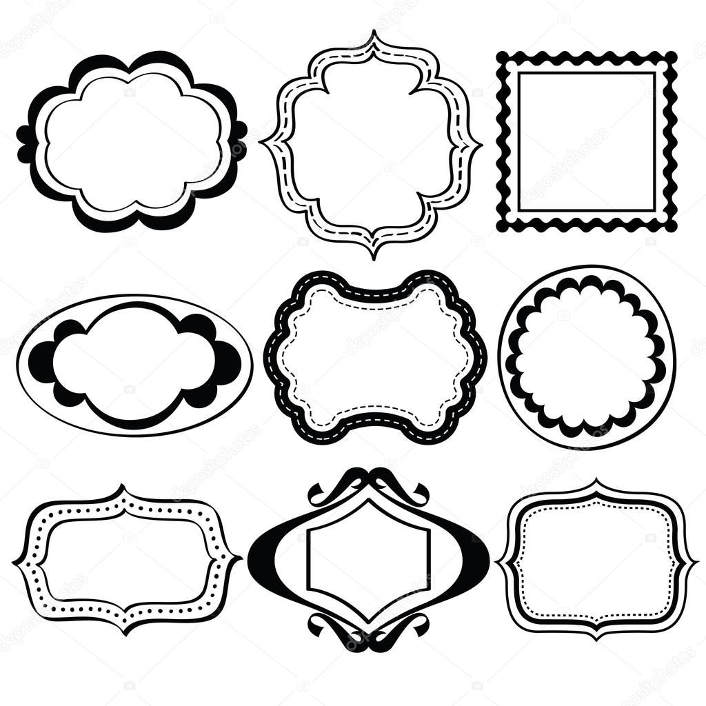 Elegant Ornate Frames Stock Vector Image By C Godfather