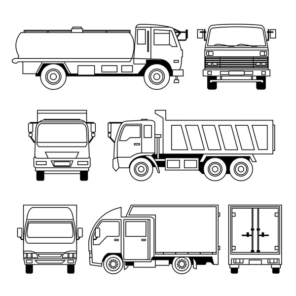 Transportation Vehicle Collection — Stock Vector