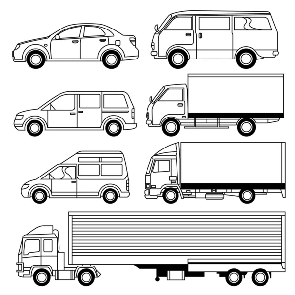 Transportation Vehicle — Stock Vector