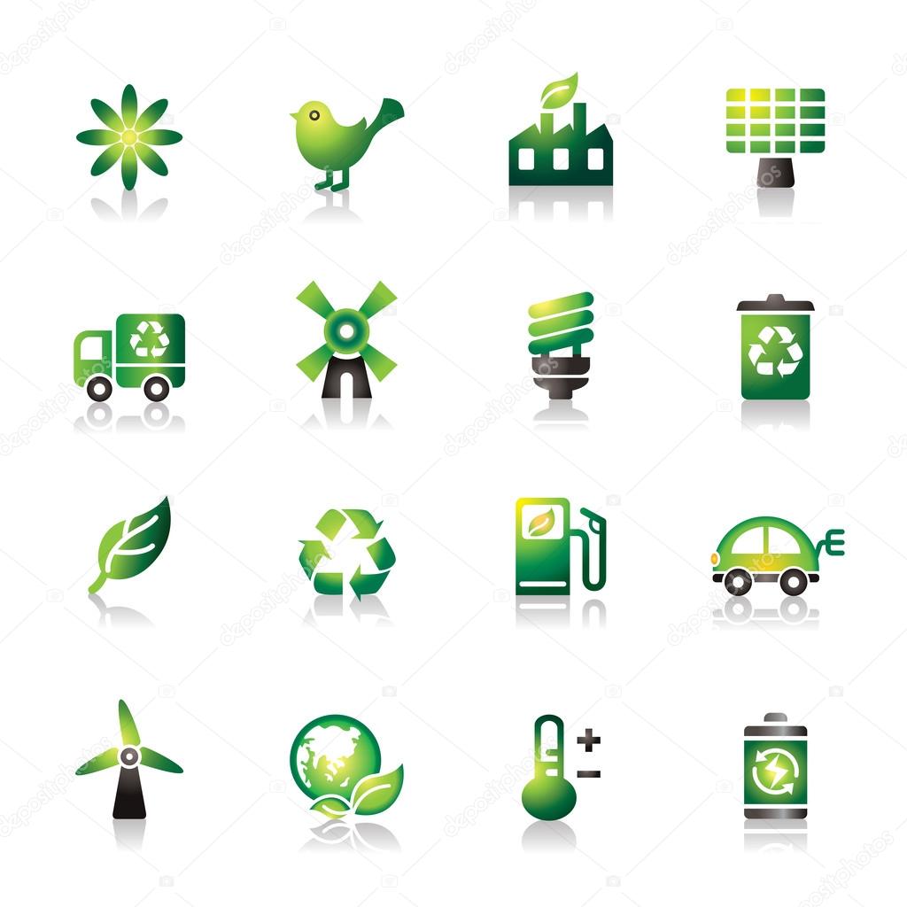 Environmental Protection Colorful Icons