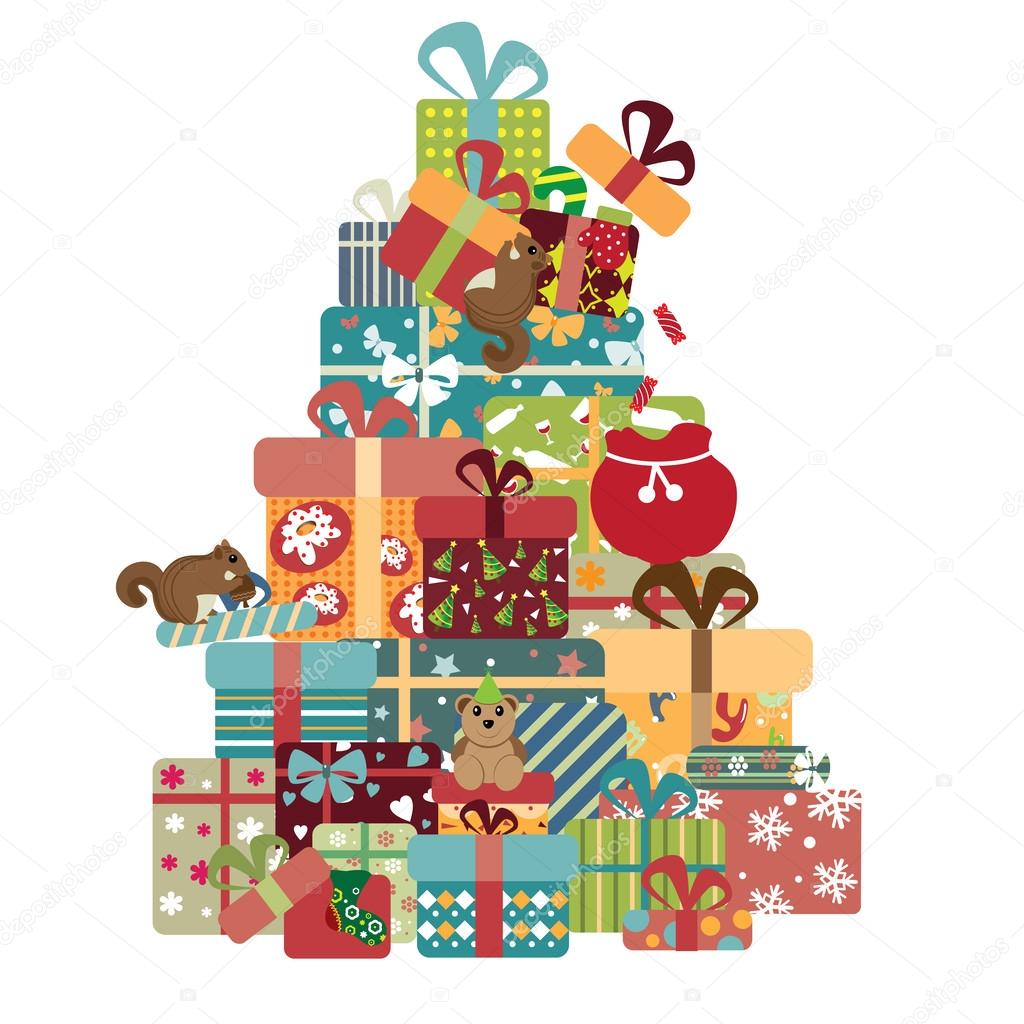 Colorful Gift Box Tree