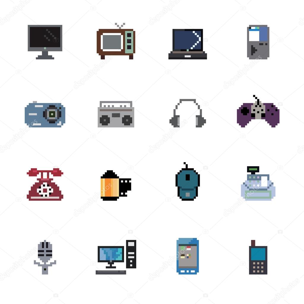 Digital Products Pixel Icons