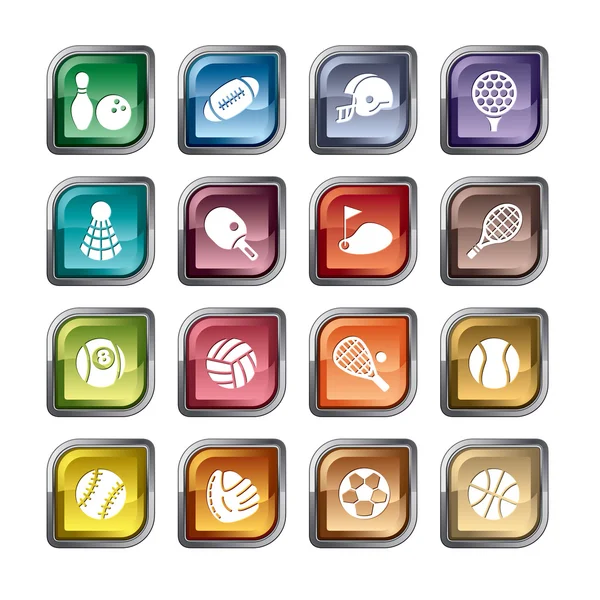 Sport Competition Icons — Stock Vector