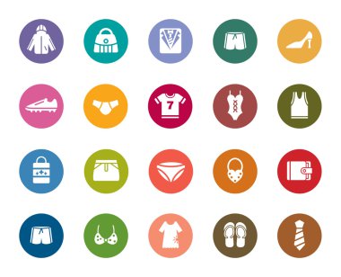 giyim ve Aksesuar renk simgeleri