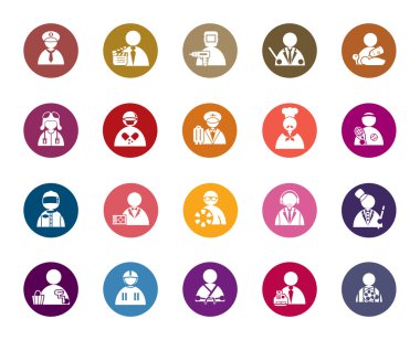 Meslek renk simgeleri