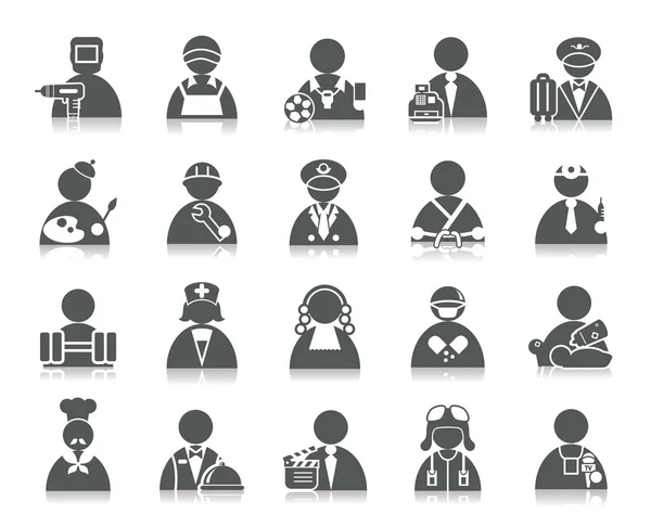 Ocupación icons — Vector de stock