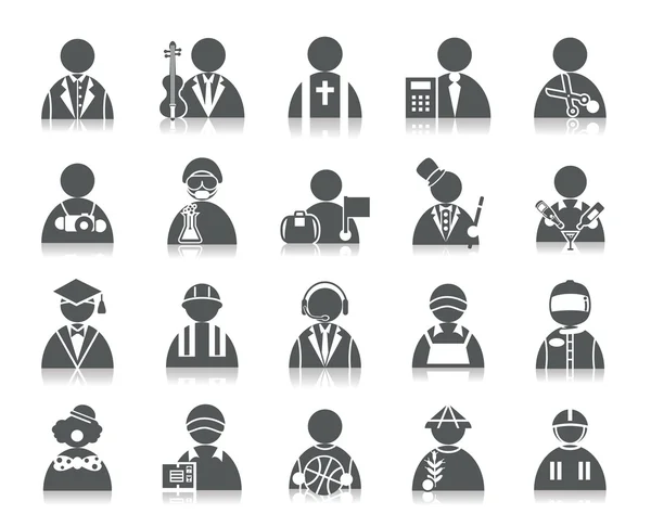 Ocupación icons — Vector de stock