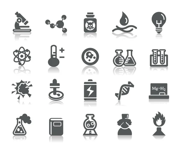 Icono de ciencia y química — Vector de stock