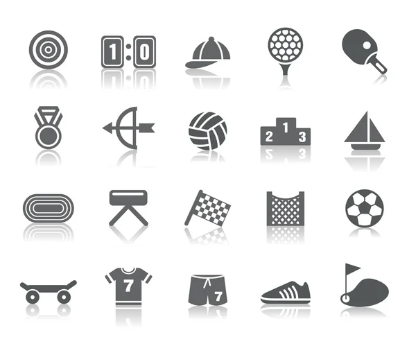 Sport concurrentie pictogrammen — Stockvector