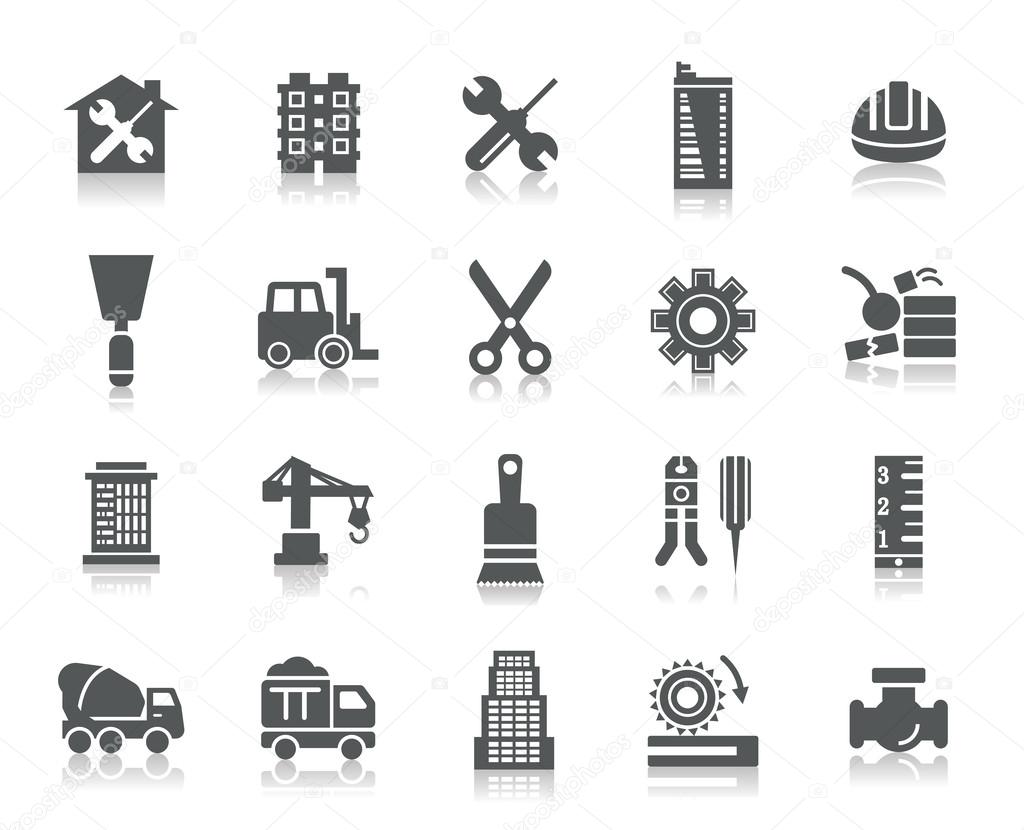 Buildings and Construction Icons