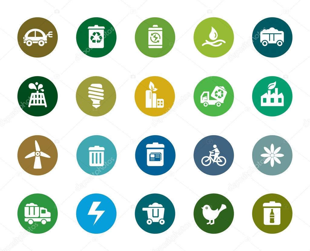 Environmental Protection Color Icons