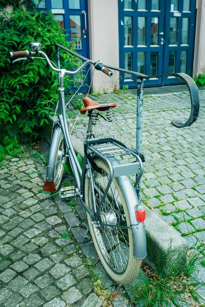 오래 된 복고풍 자전거 벨의 빈티지 사진 — 스톡 사진