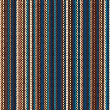 Striped Knitting Pattern. Seamless Background