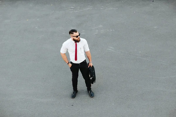 Businessman came to the meeting — Stock Photo, Image