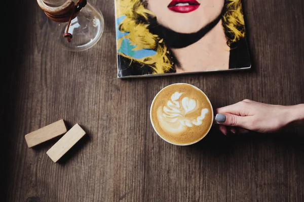 Beautiful picture of a latte — Stock Photo, Image