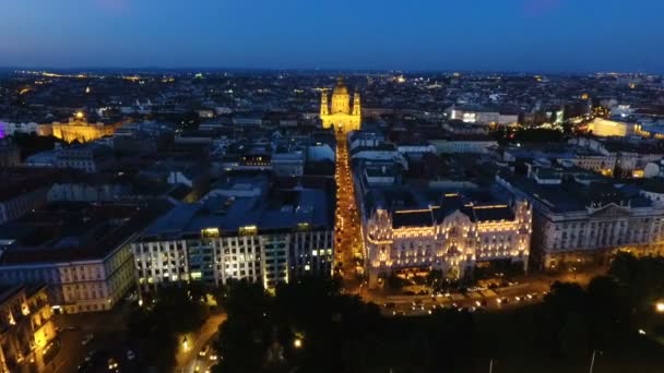 Città vecchia di notte — Video Stock