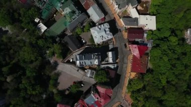 Sofya Meydanı ve Mykhailivska Meydanı 'nın hava manzarası