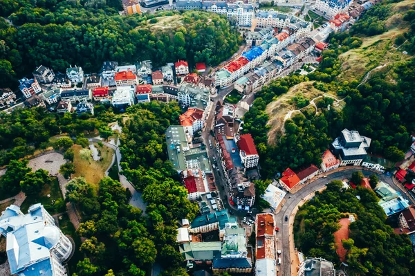 Antenn panoramautsikt över Andreevsky nedstigning — Stockfoto