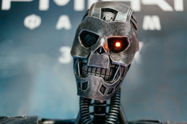 Kiev, Ukrayna - 2 Haziran 2019: Kiev Comic Con, Ukrayna 'nın Kiev kentinde düzenlenen yıllık fan festivali. Comic Con Festivali. Kostümlü oyuncular en sevdikleri süper kahramanlar. Cosplay Marvel, Avengers, Anime, DC