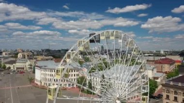 Kyiv Podil. Sözleşme Meydanı, Kiev, Ukrayna