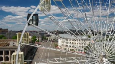 Kyiv Podil. Sözleşme Meydanı, Kiev, Ukrayna