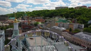 Kyiv Podil. Sözleşme Meydanı, Kiev, Ukrayna